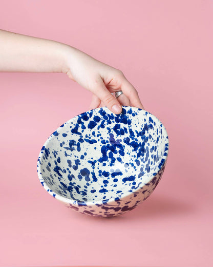 Keramische Saladekom Gevlekt