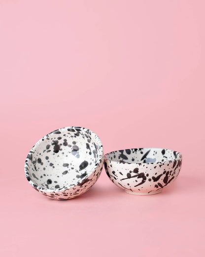 Handgemaakte Gespikkelde Mini Kom