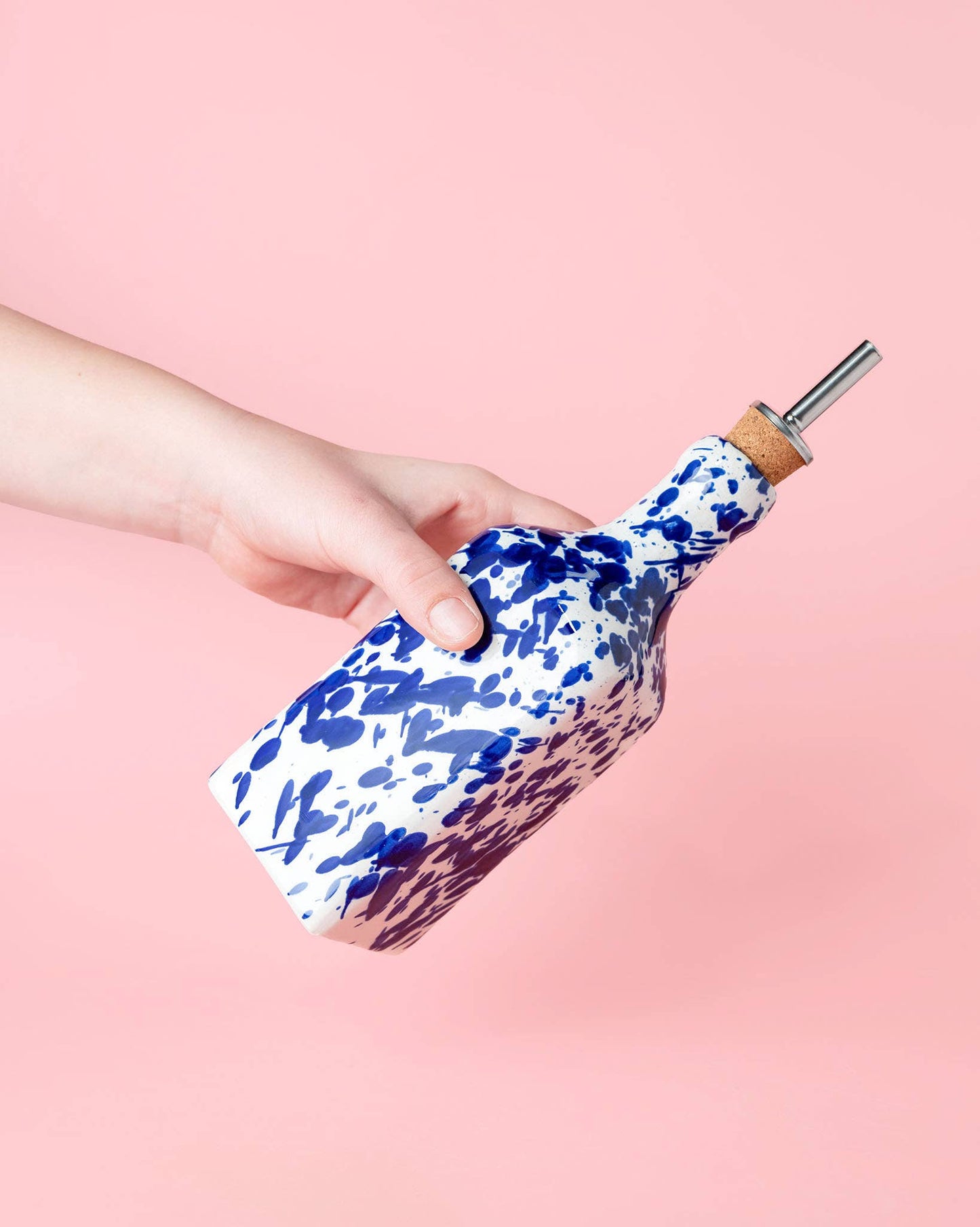 Oliefles Gevlekt Dispenser Keramiek