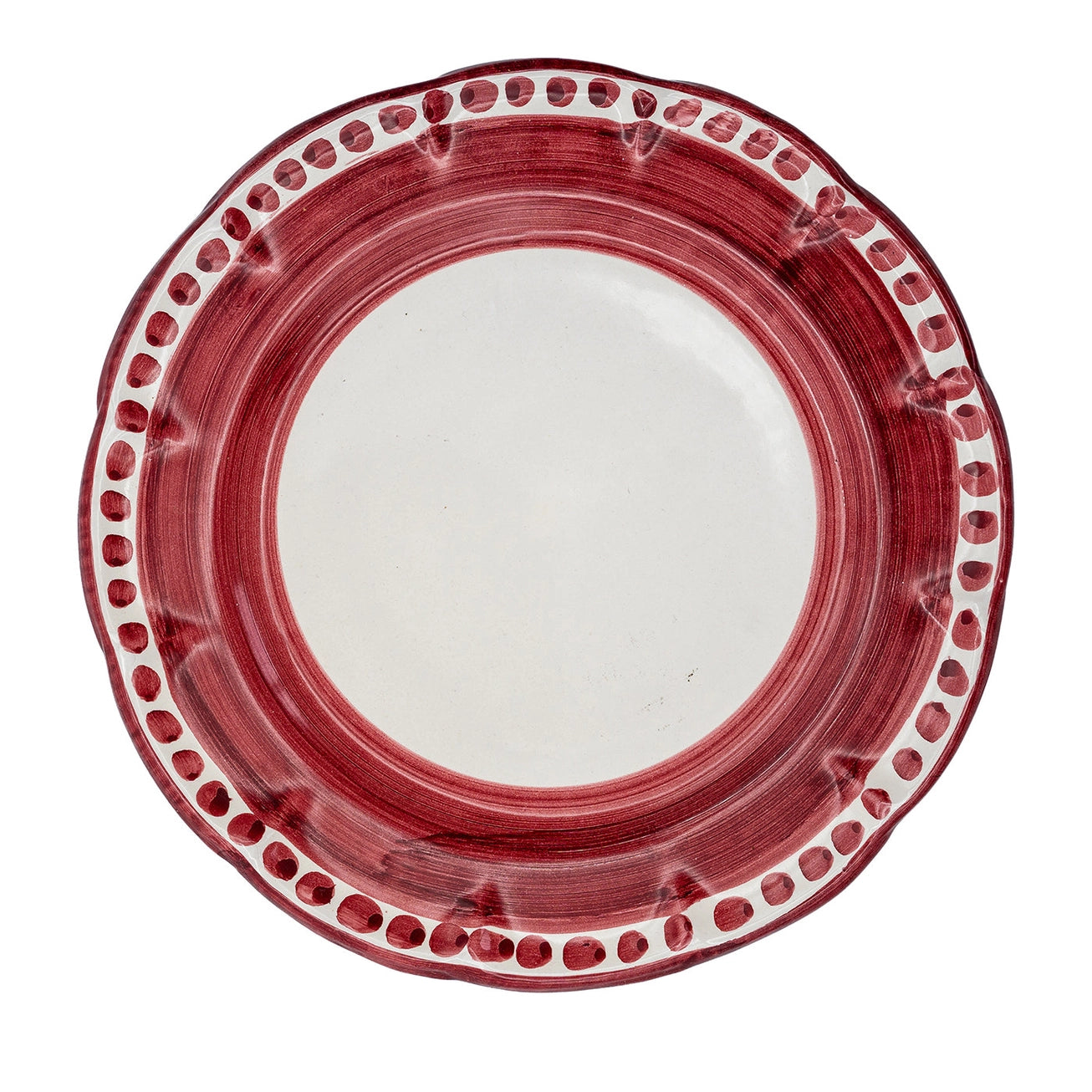 Keramisch Dinerbord Rood/Roze