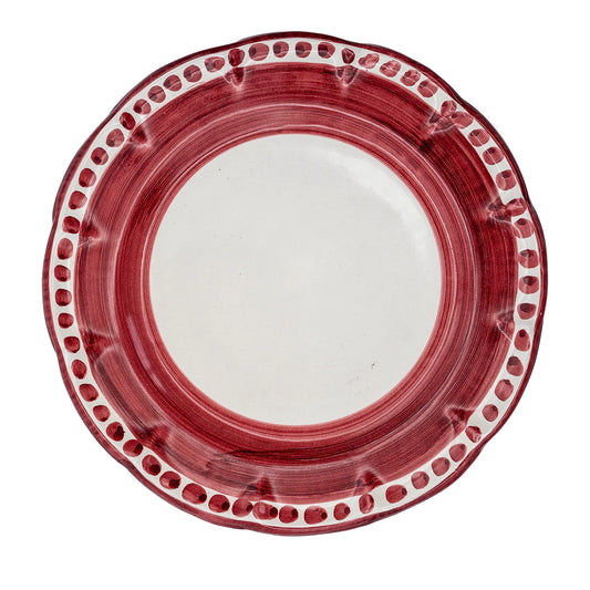 Keramisch Dinerbord Rood/Roze