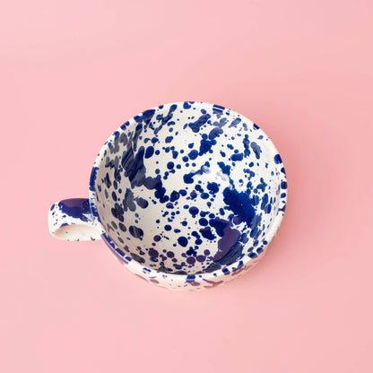 Keramische Ontbijt & Soepkom Gevlekt