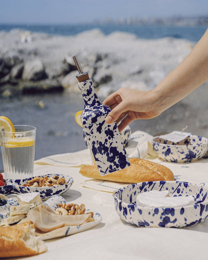 Oliefles Gevlekt Dispenser Keramiek